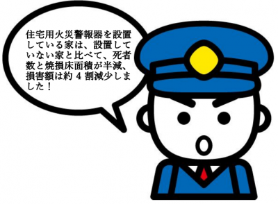 住警器設置効果