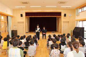 保育園での火災予防の呼びかけ