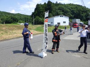 現場指揮本部の設営