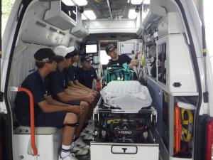 本宮第２中救急資機材取扱画像