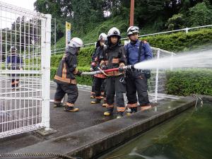 本宮第1中放水訓練
